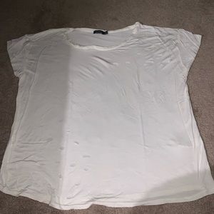 Boohoo distressed tee